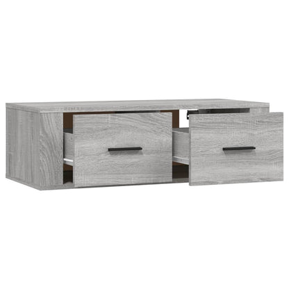 vidaXL Hanging TV Cabinet Grey Sonoma 80x36x25 cm Engineered Wood