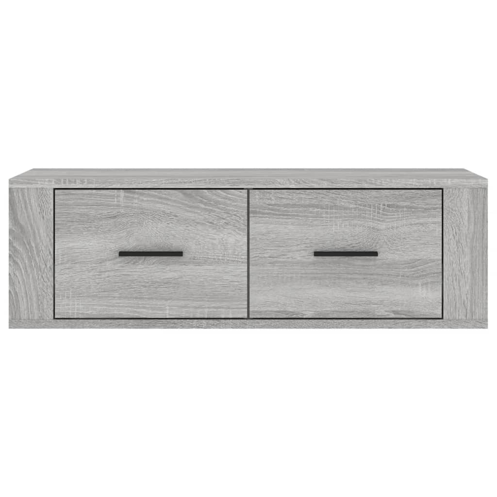 vidaXL Hanging TV Cabinet Grey Sonoma 80x36x25 cm Engineered Wood