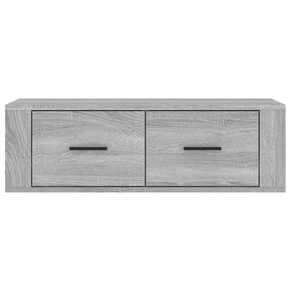 vidaXL Hanging TV Cabinet Grey Sonoma 80x36x25 cm Engineered Wood