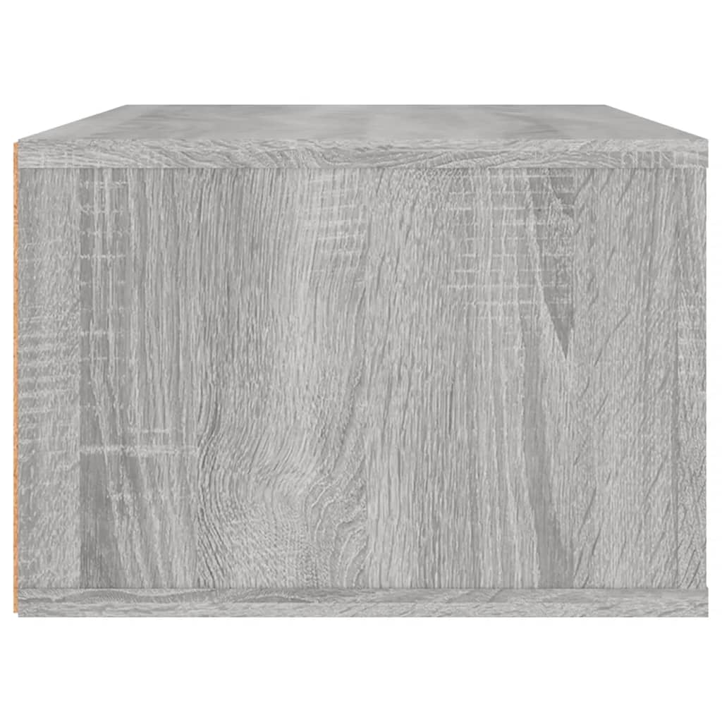 vidaXL Hanging TV Cabinet Grey Sonoma 80x36x25 cm Engineered Wood