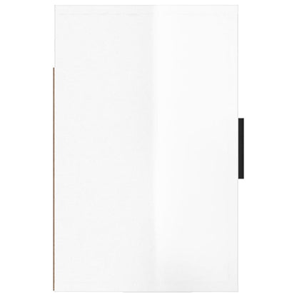 vidaXL Wall-mounted Bedside Cabinets 2 pcs High Gloss White 50x30x47cm