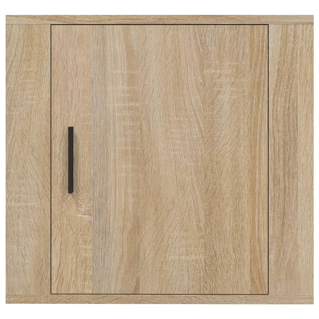 vidaXL Wall-mounted Bedside Cabinets 2 pcs Sonoma Oak 50x30x47 cm