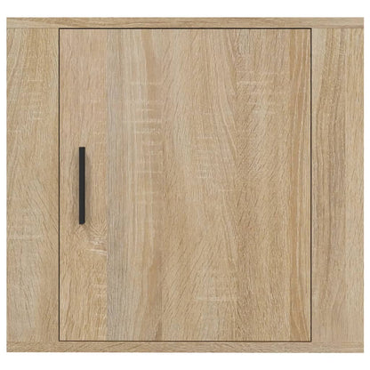 vidaXL Wall-mounted Bedside Cabinets 2 pcs Sonoma Oak 50x30x47 cm