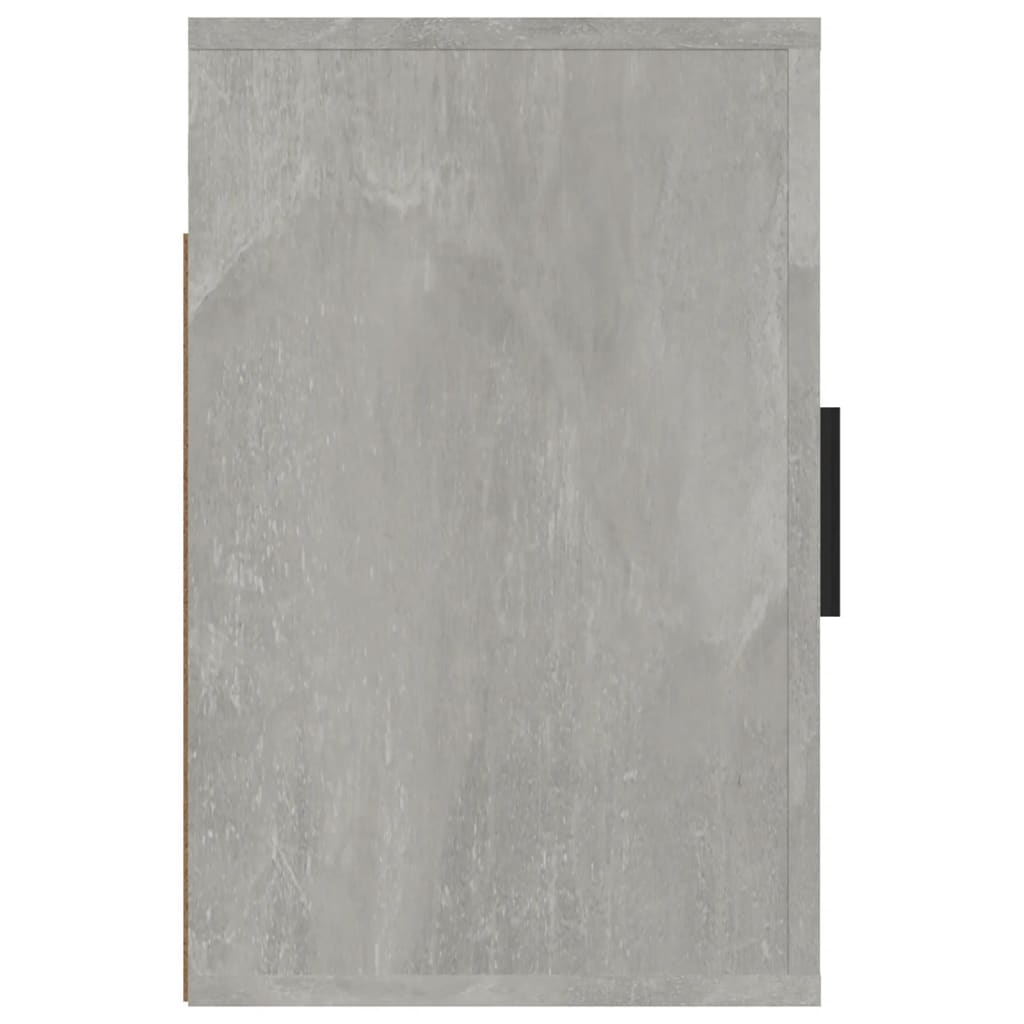 vidaXL Wall-mounted Bedside Cabinet Concrete Grey 50x30x47 cm