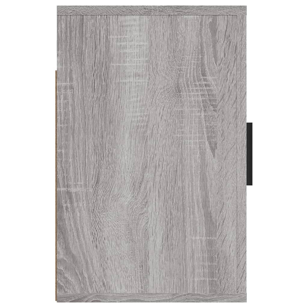 vidaXL Wall-mounted Bedside Cabinet Grey Sonoma 50x30x47 cm