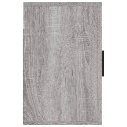 vidaXL Wall-mounted Bedside Cabinet Grey Sonoma 50x30x47 cm