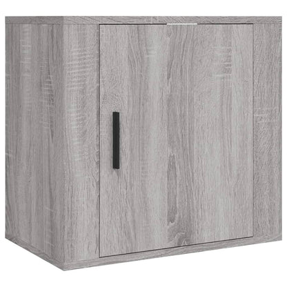 vidaXL Wall-mounted Bedside Cabinets 2 pcs Grey Sonoma 50x30x47 cm