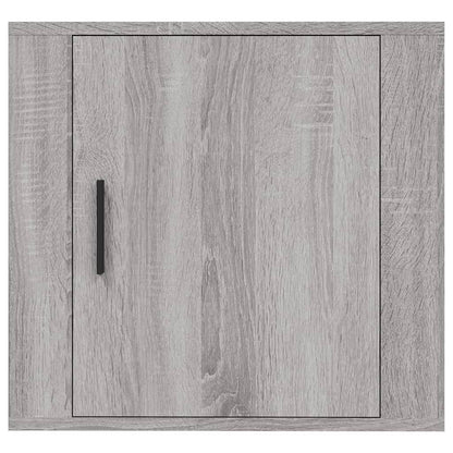 vidaXL Wall-mounted Bedside Cabinets 2 pcs Grey Sonoma 50x30x47 cm
