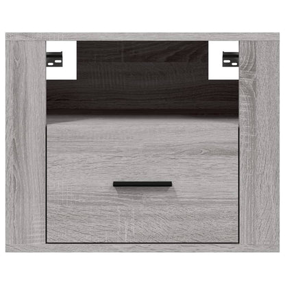 vidaXL Wall-mounted Bedside Cabinets 2 pcs Grey Sonoma 50x36x40 cm