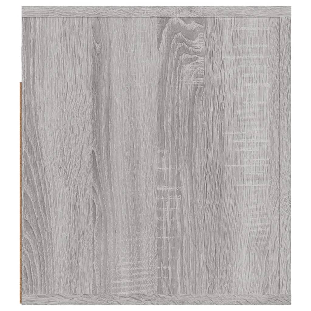 vidaXL Wall-mounted Bedside Cabinets 2 pcs Grey Sonoma 50x36x40 cm