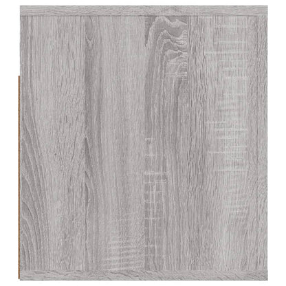 vidaXL Wall-mounted Bedside Cabinets 2 pcs Grey Sonoma 50x36x40 cm
