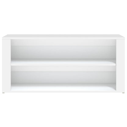 vidaXL Shoe Rack White 100x35x45 cm Engineered Wood