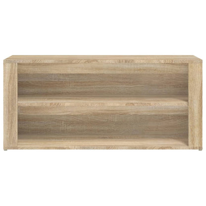 vidaXL Shoe Rack Sonoma Oak 100x35x45 cm Engineered Wood