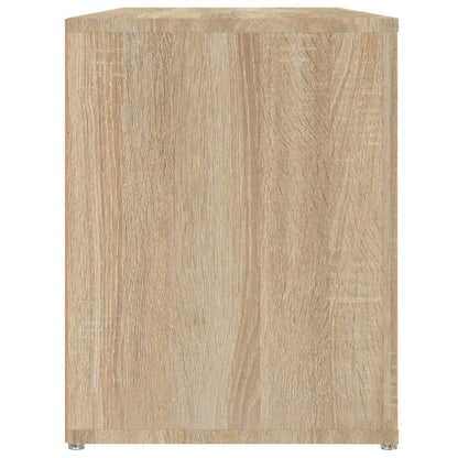 vidaXL Shoe Rack Sonoma Oak 100x35x45 cm Engineered Wood