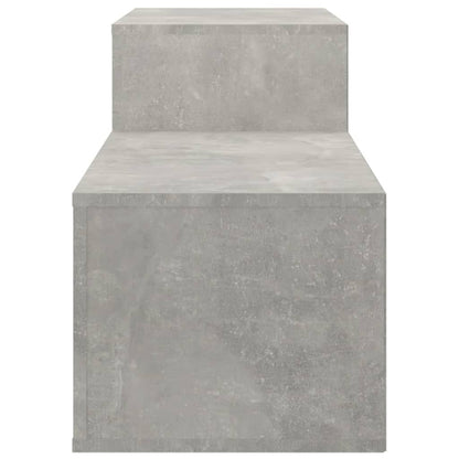 vidaXL Shoe Cabinet Concrete Grey 150x35x45 cm Engineered Wood