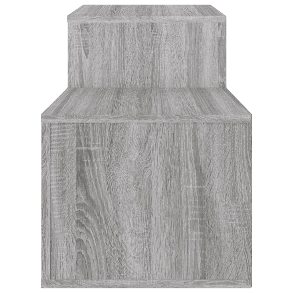 vidaXL Shoe Cabinet Grey Sonoma 150x35x45 cm Engineered Wood