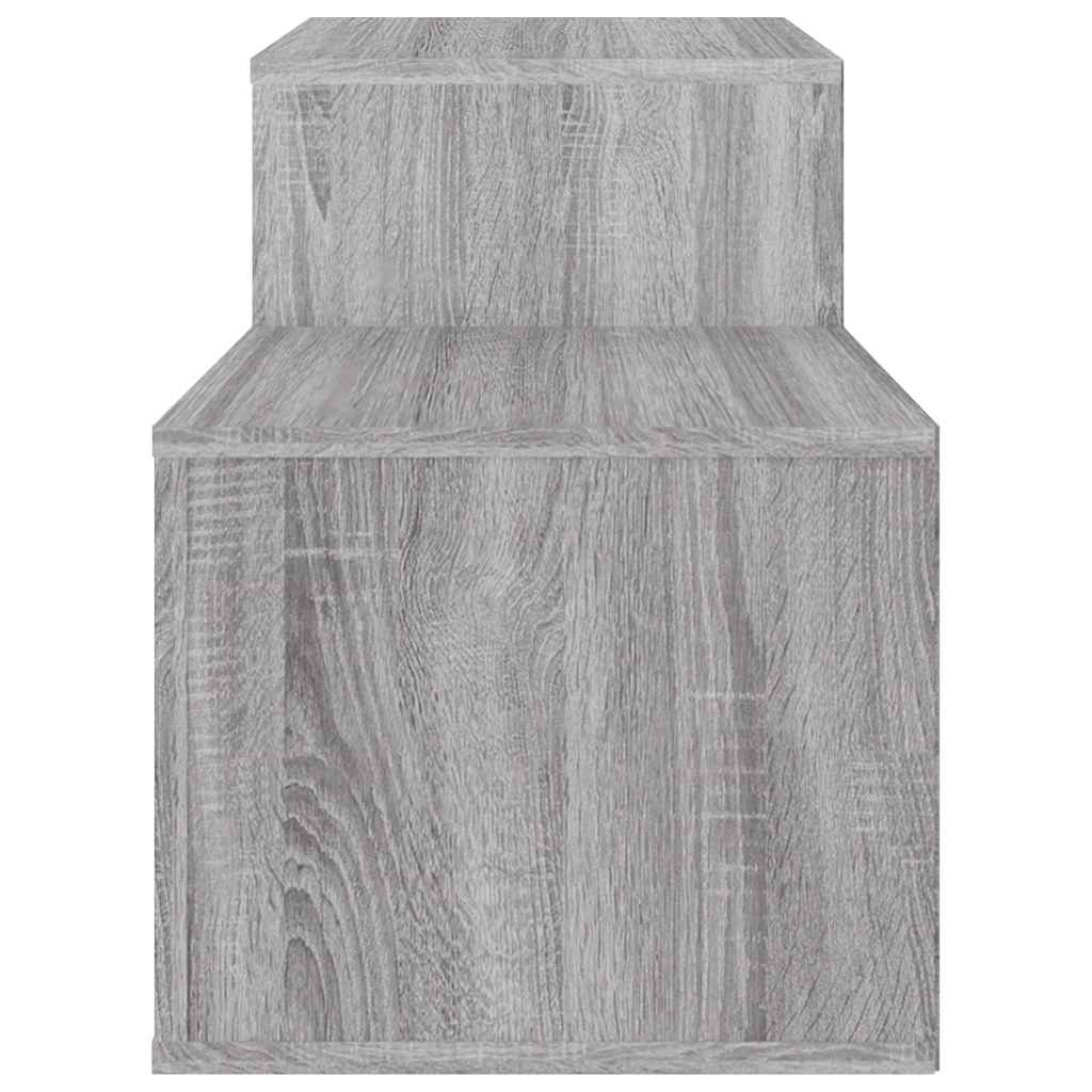 vidaXL Shoe Cabinet Grey Sonoma 150x35x45 cm Engineered Wood