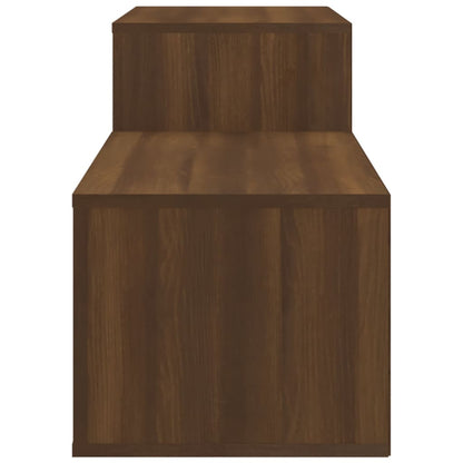 vidaXL Shoe Cabinet Brown Oak 150x35x45 cm Engineered Wood