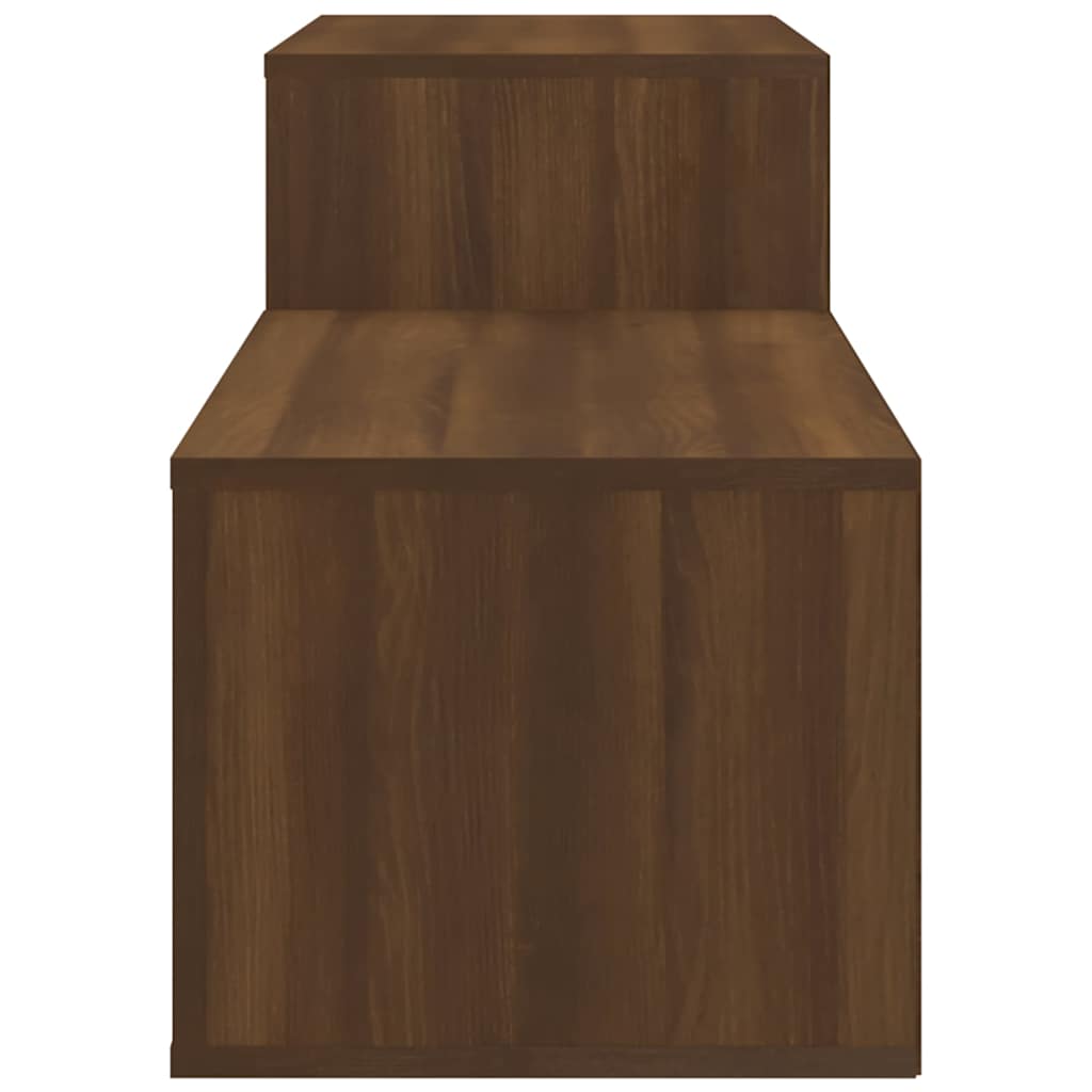 vidaXL Shoe Cabinet Brown Oak 150x35x45 cm Engineered Wood