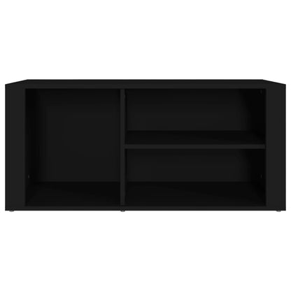 vidaXL Shoe Cabinet Black 100x35x45 cm Engineered Wood