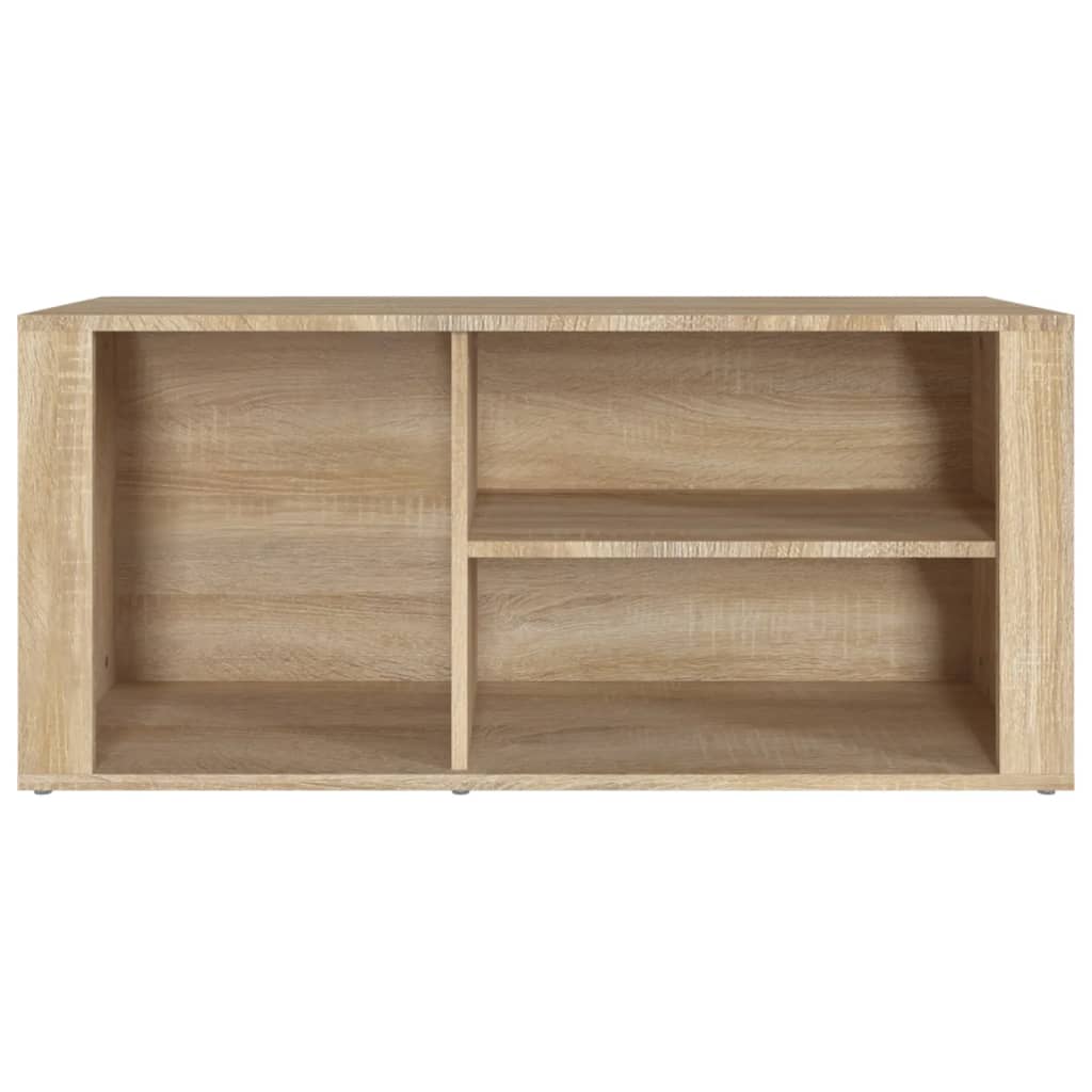 vidaXL Shoe Cabinet Sonoma Oak 100x35x45 cm Engineered Wood