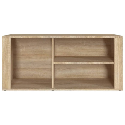 vidaXL Shoe Cabinet Sonoma Oak 100x35x45 cm Engineered Wood
