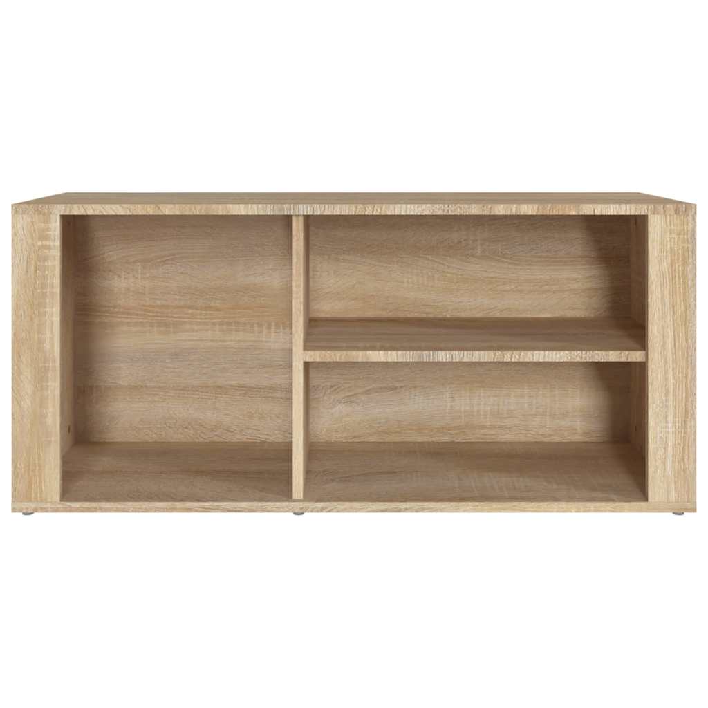 vidaXL Shoe Cabinet Sonoma Oak 100x35x45 cm Engineered Wood