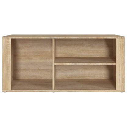 vidaXL Shoe Cabinet Sonoma Oak 100x35x45 cm Engineered Wood