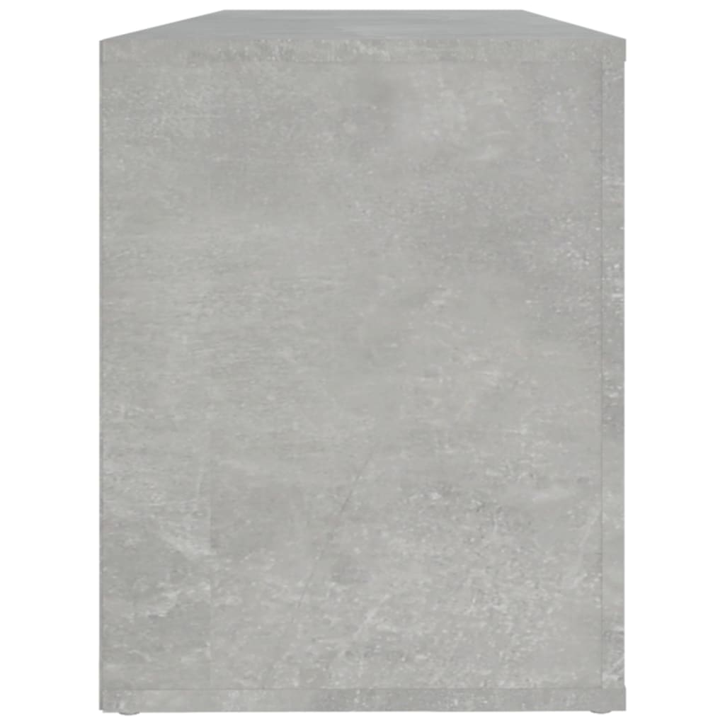 vidaXL Shoe Cabinet Concrete Grey 100x35x45 cm Engineered Wood
