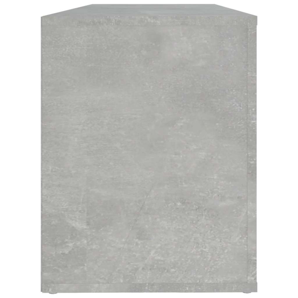vidaXL Shoe Cabinet Concrete Grey 100x35x45 cm Engineered Wood