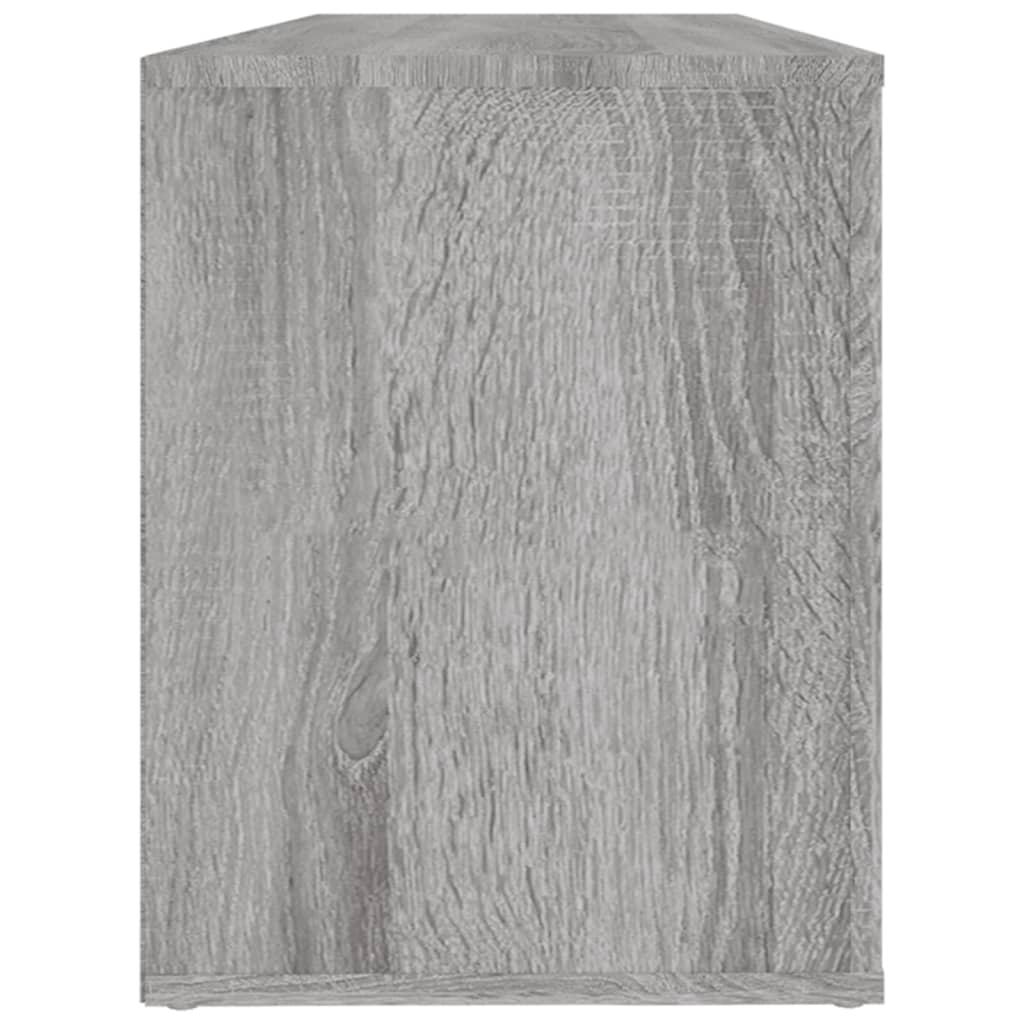 vidaXL Shoe Cabinet Grey Sonoma 100x35x45 cm Engineered Wood