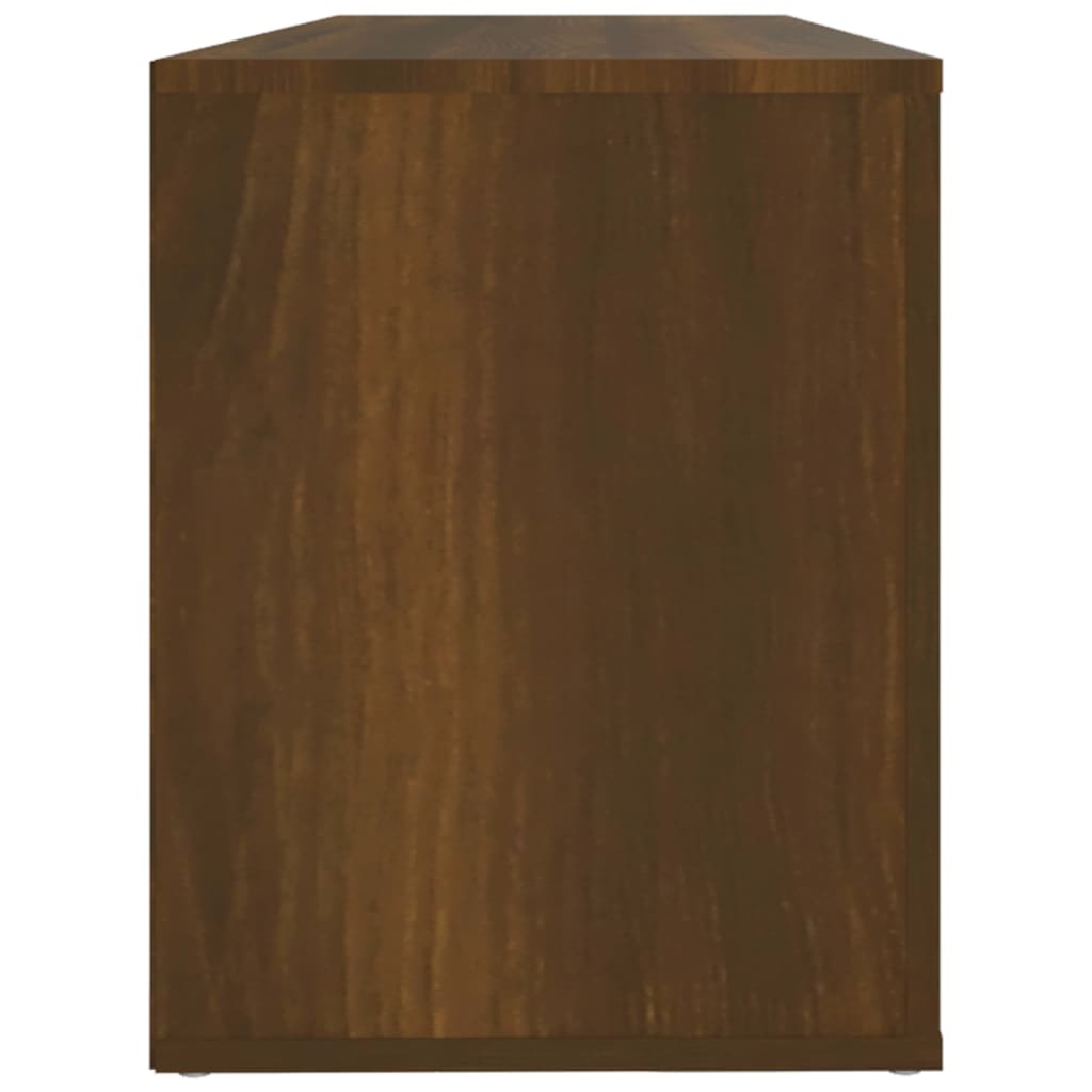 vidaXL Shoe Cabinet Brown Oak 100x35x45 cm Engineered Wood