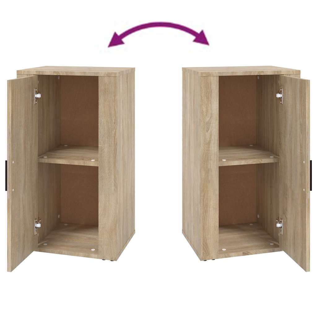 vidaXL Sideboard Sonoma Oak 40x33x70 cm Engineered Wood