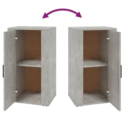 vidaXL Sideboard Concrete Grey 40x33x70 cm Engineered Wood