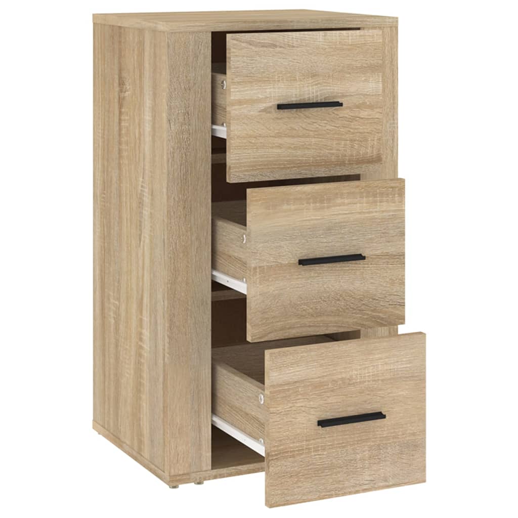 vidaXL Sideboard Sonoma Oak 40x33x70 cm Engineered Wood