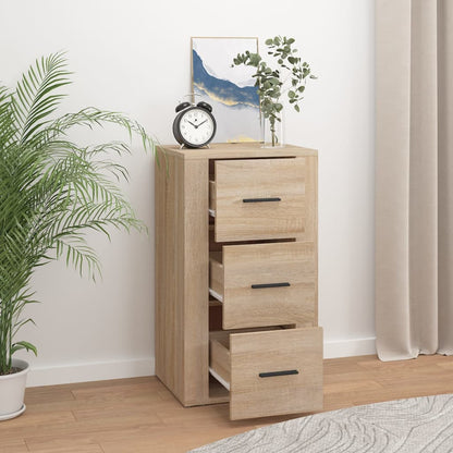 vidaXL Sideboard Sonoma Oak 40x33x70 cm Engineered Wood