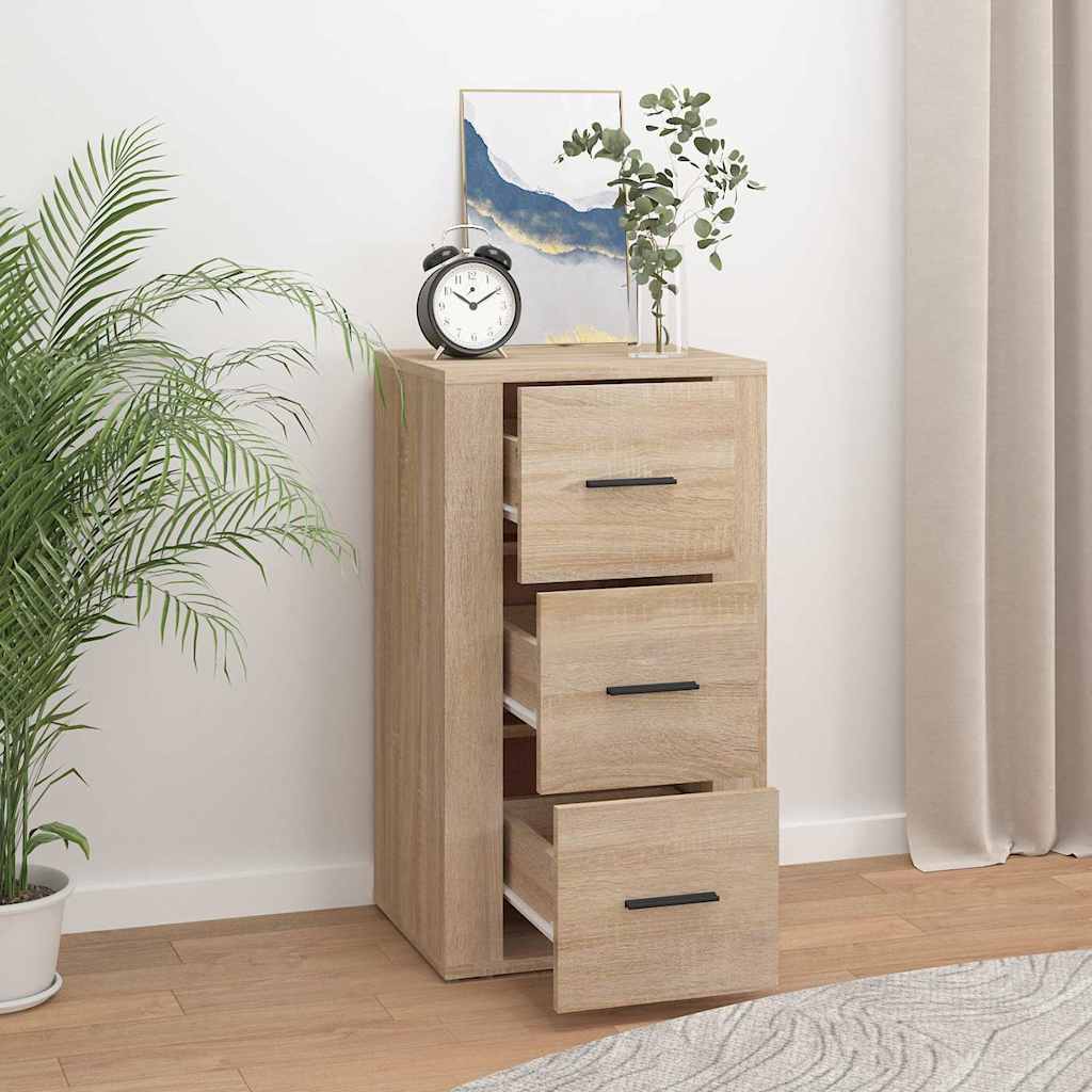 vidaXL Sideboard Sonoma Oak 40x33x70 cm Engineered Wood