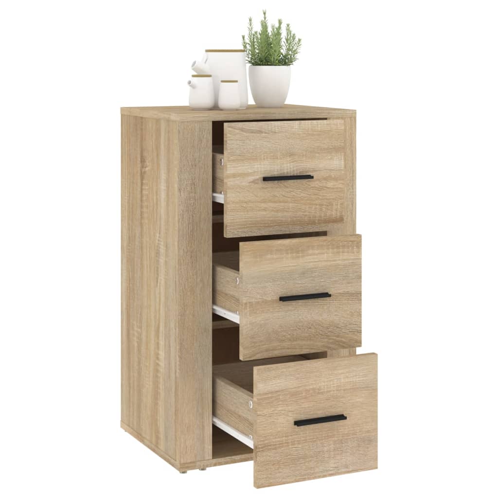vidaXL Sideboard Sonoma Oak 40x33x70 cm Engineered Wood