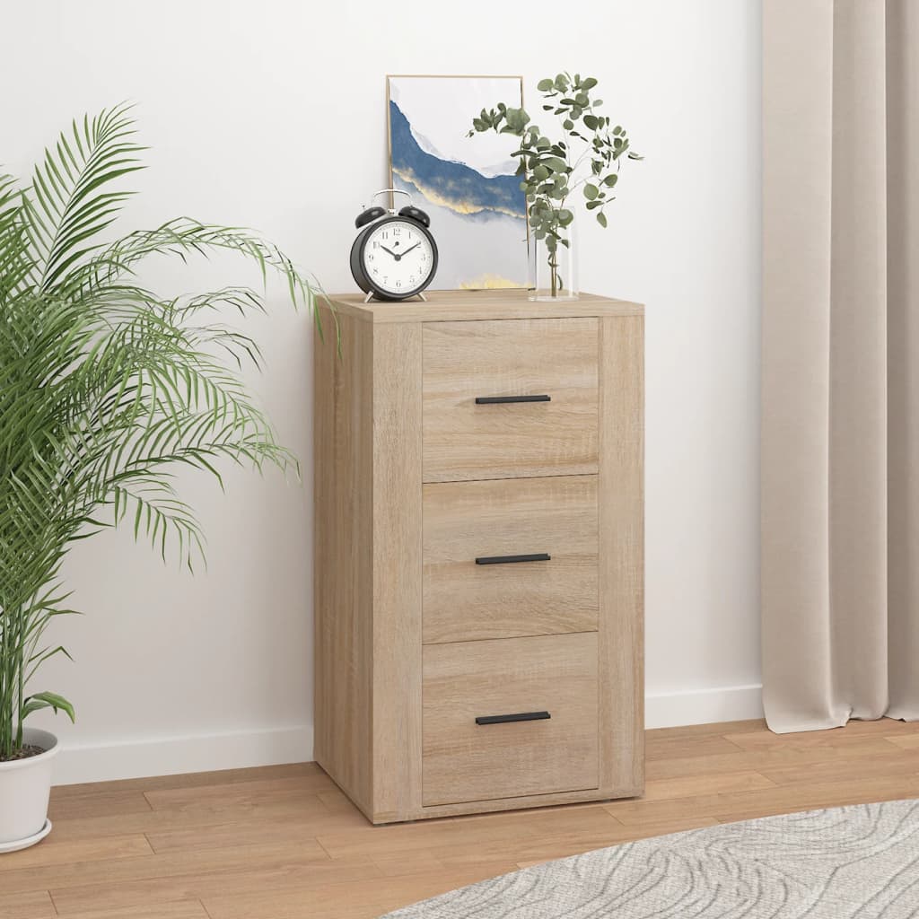 vidaXL Sideboard Sonoma Oak 40x33x70 cm Engineered Wood