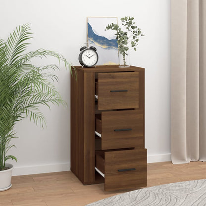 vidaXL Sideboard Brown Oak 40x33x70 cm Engineered Wood