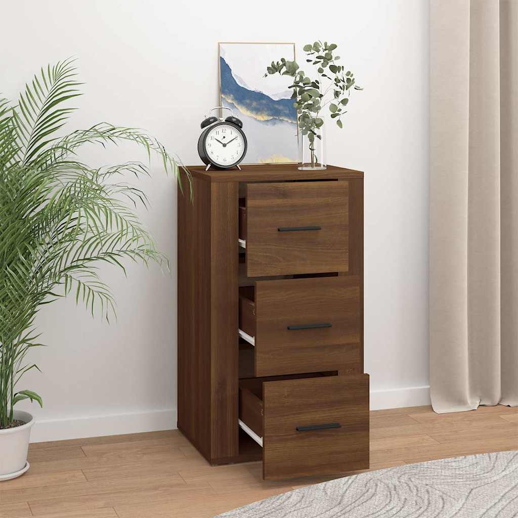 vidaXL Sideboard Brown Oak 40x33x70 cm Engineered Wood