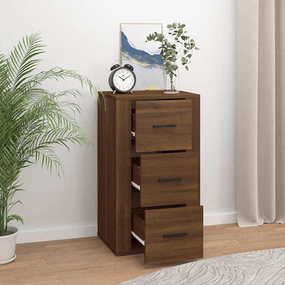 vidaXL Sideboard Brown Oak 40x33x70 cm Engineered Wood