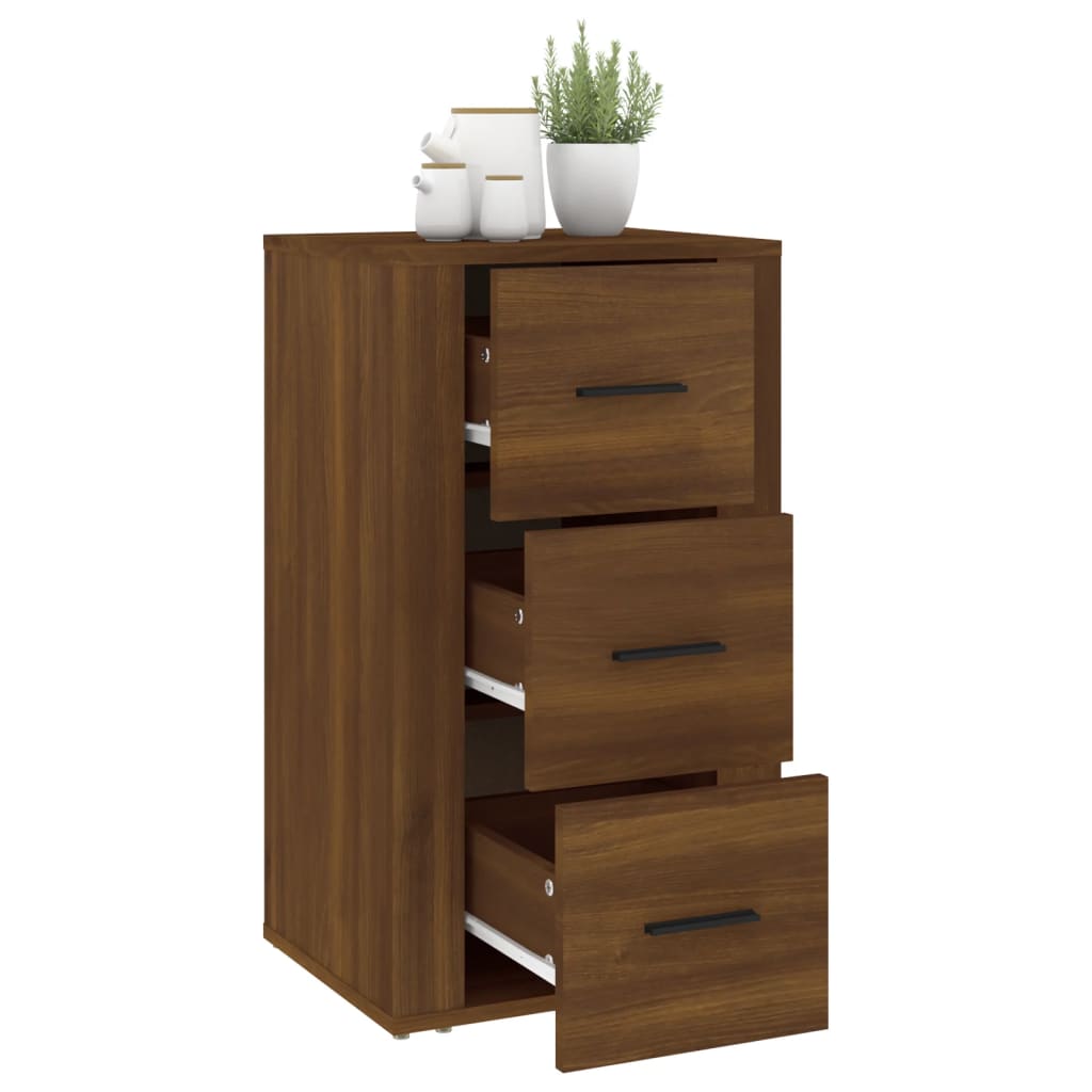 vidaXL Sideboard Brown Oak 40x33x70 cm Engineered Wood