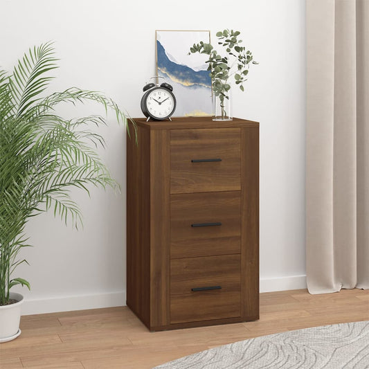 vidaXL Sideboard Brown Oak 40x33x70 cm Engineered Wood