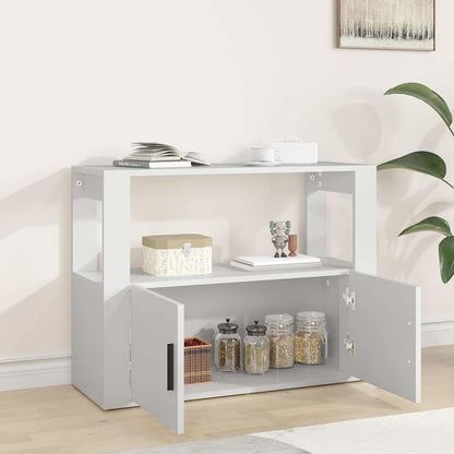 vidaXL Sideboard White 80x30x60 cm Engineered Wood
