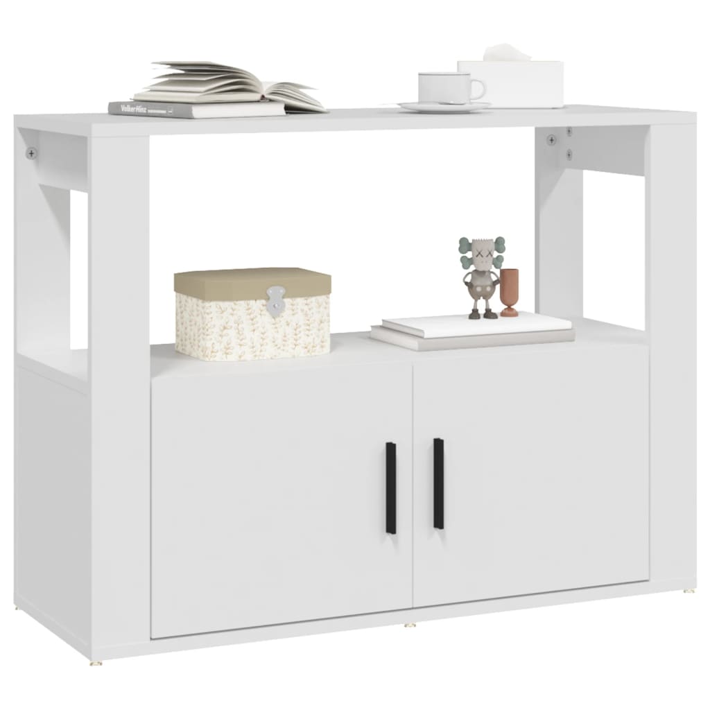 vidaXL Sideboard White 80x30x60 cm Engineered Wood