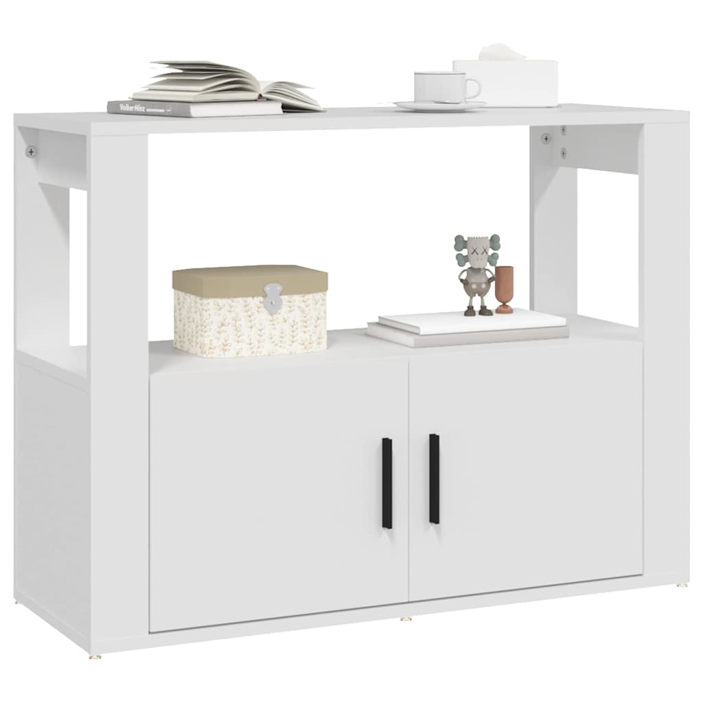 vidaXL Sideboard White 80x30x60 cm Engineered Wood