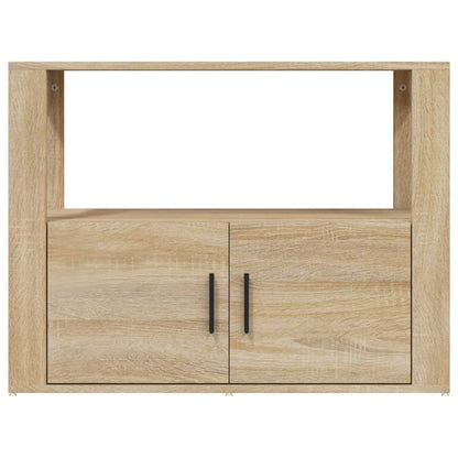 vidaXL Sideboard Sonoma Oak 80x30x60 cm Engineered Wood