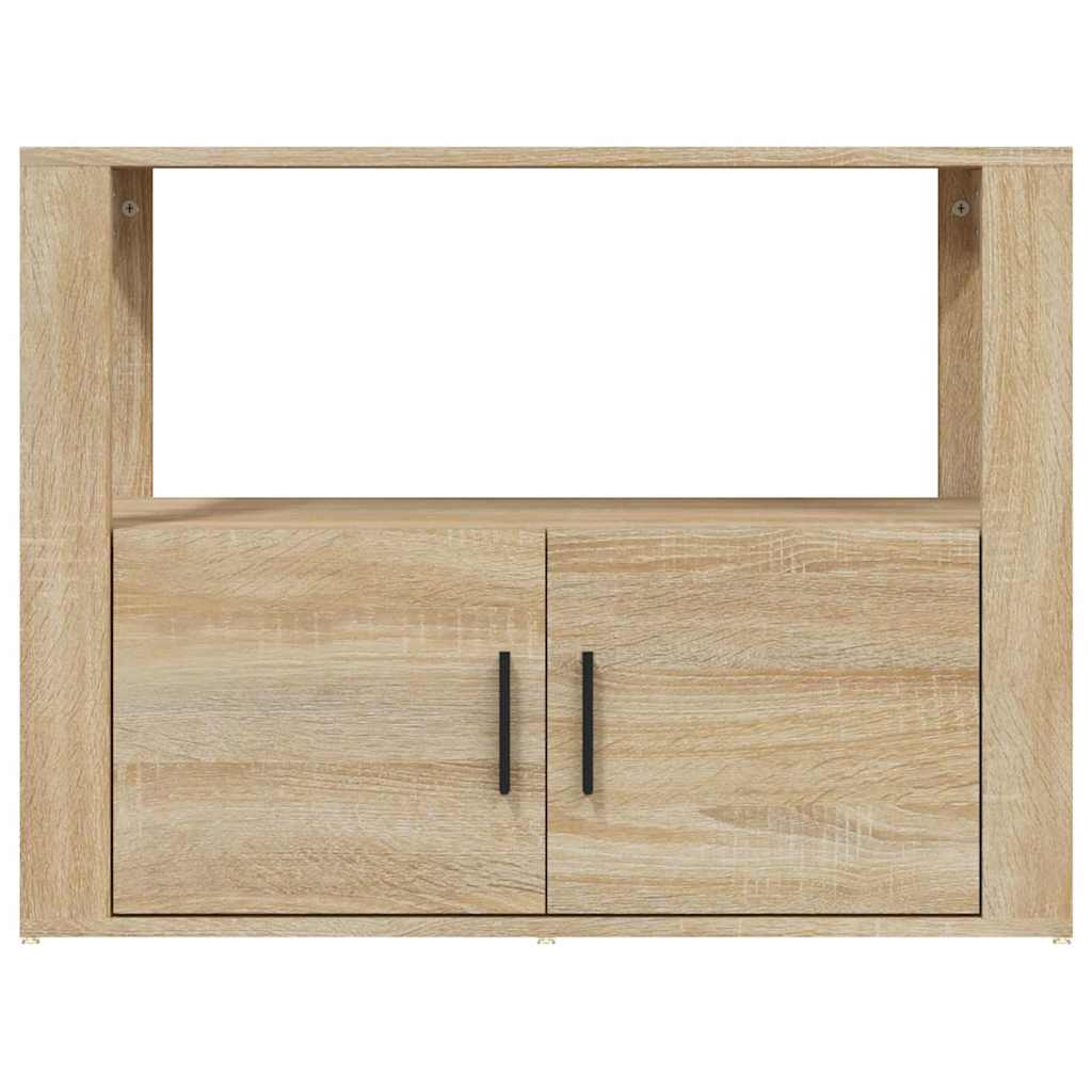 vidaXL Sideboard Sonoma Oak 80x30x60 cm Engineered Wood
