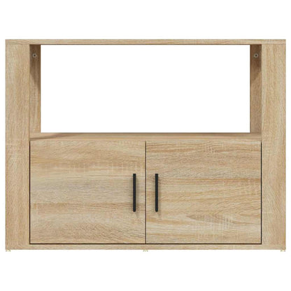 vidaXL Sideboard Sonoma Oak 80x30x60 cm Engineered Wood
